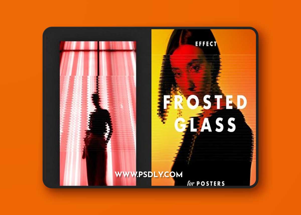 CreativeMarket - Frosted Glass Effect for Posters 7214293