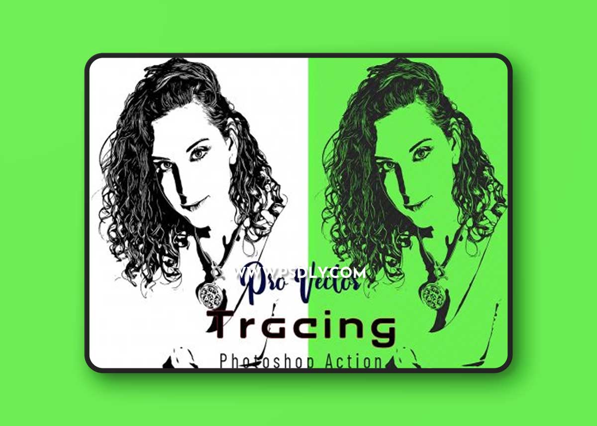 CreativeMarket - Pro Vector Tracing PS Action 7216797