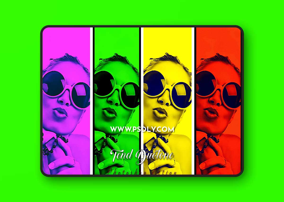 CreativeMarket - Tend Duotone Photoshop Action 7204146
