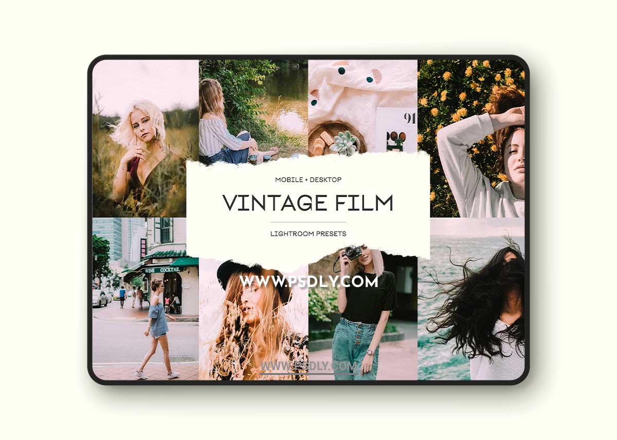CreativeMarket - Vintage Film Lightroom Presets 6762646