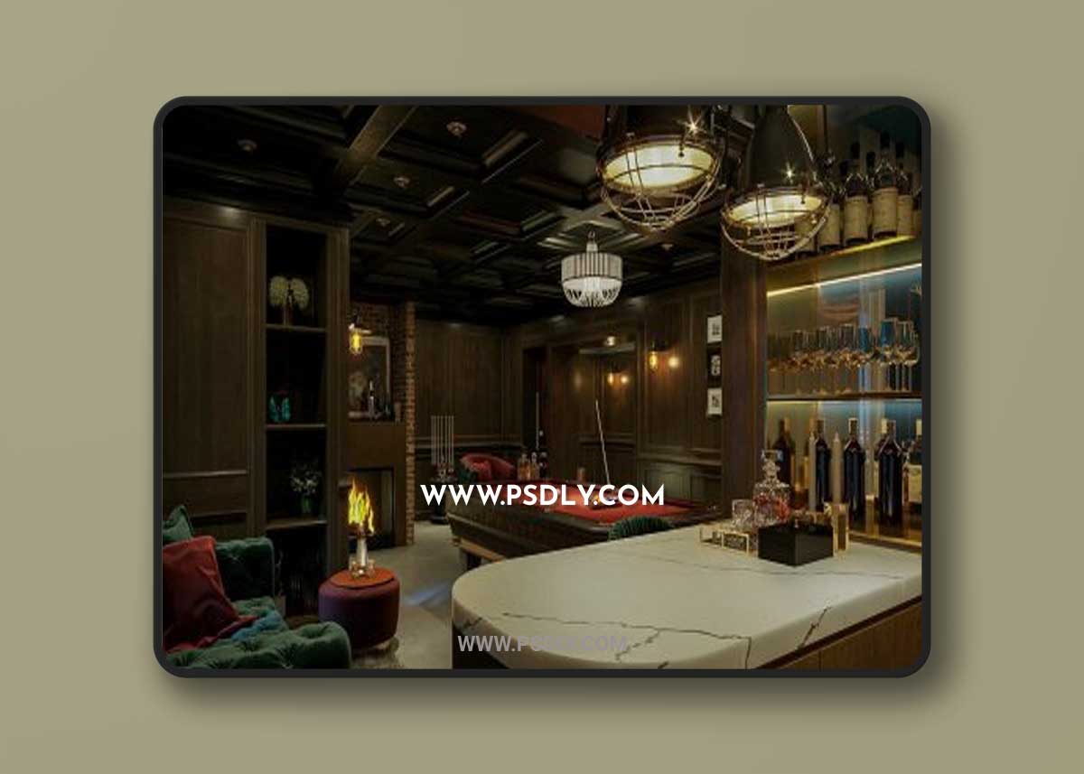 Entertainment Room Interior by Dat Le