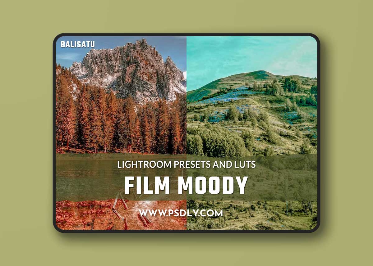 Film Moody LUTs and Lightroom Presets UQ3CG4W