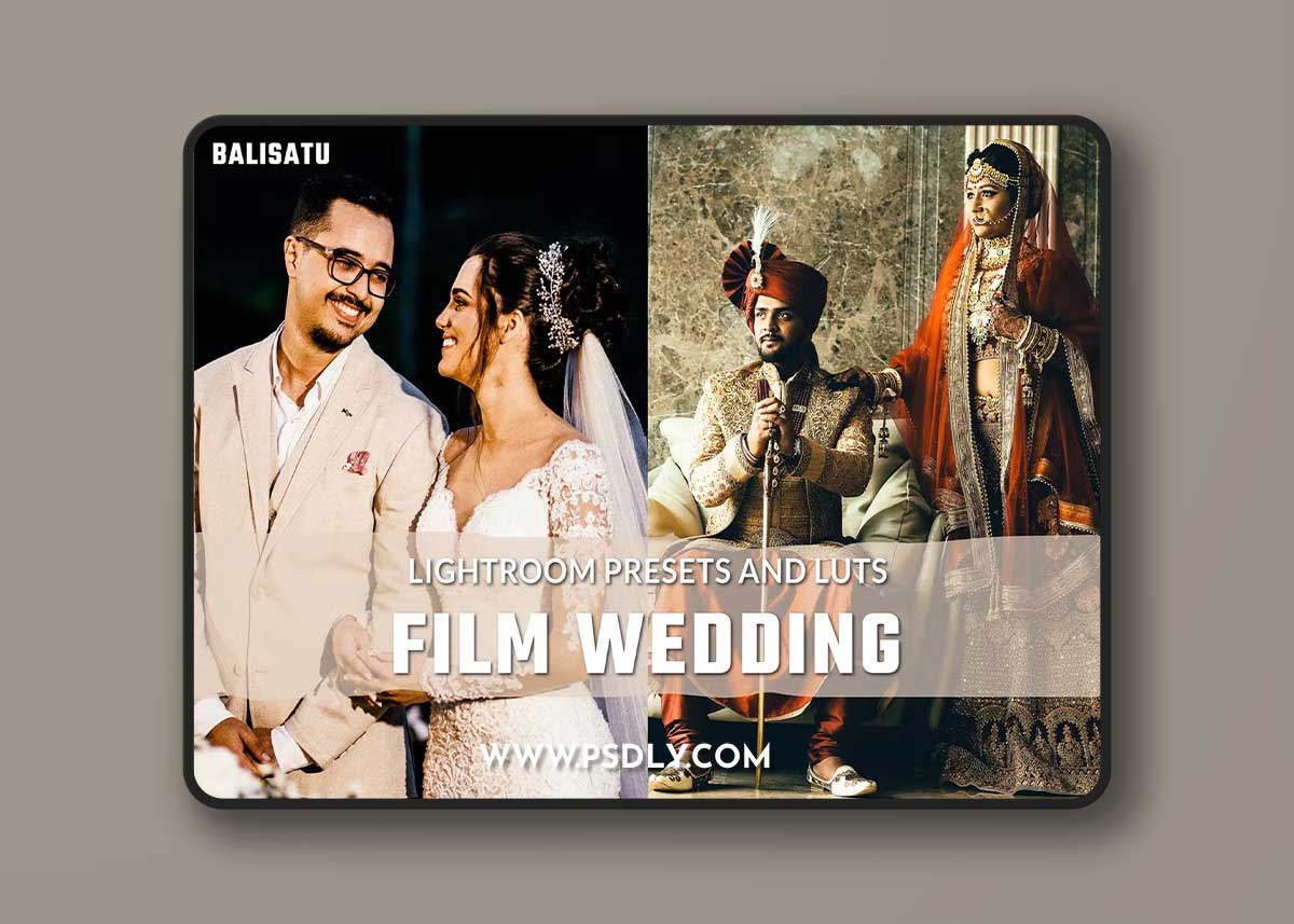 Film Wedding LUTs and Lightroom Presets