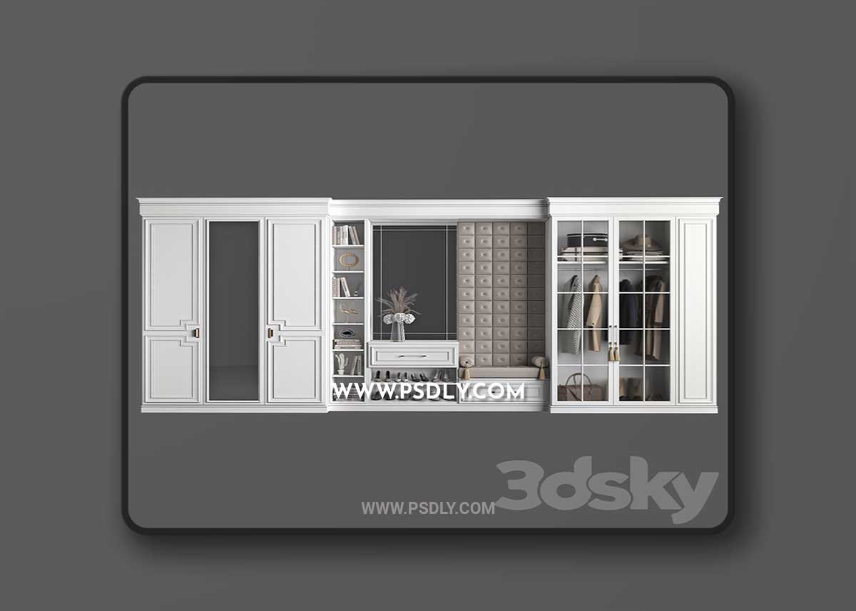 Furniture composition 93 part 4 3D Model