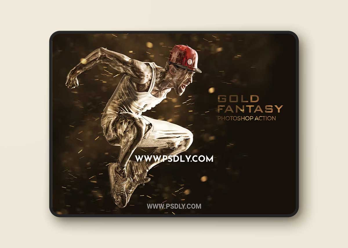 Gold Fantasy Photoshop Action