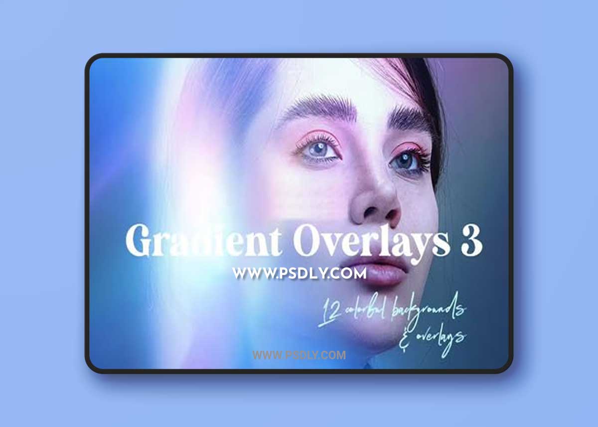 Gradient Overlays Vol.3 - 12 Colorful Backgrounds