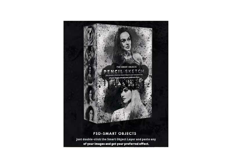 GraphicRiver - Pencil Sketch Photoshop 37621302