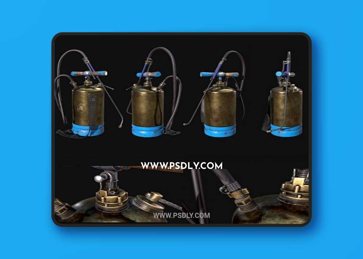 Hand Compression Sprayer 3D Model