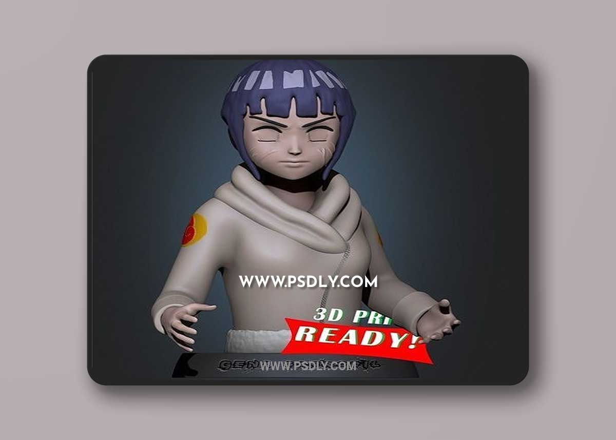Hinata from Naturo 3D Print Model