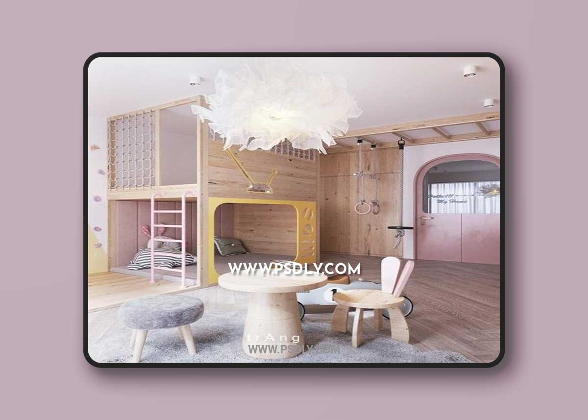 Interior Children Room By Trang Leo 3D Model