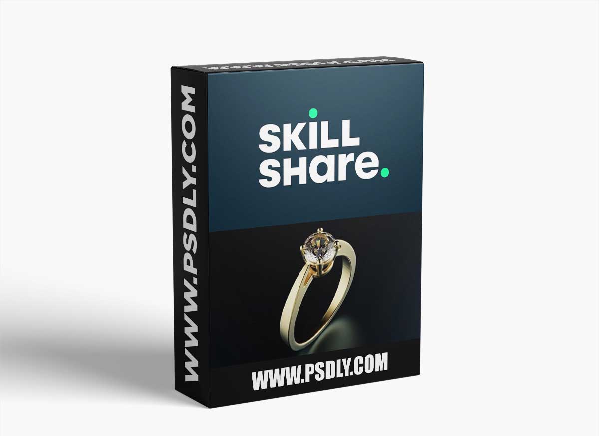 Jewelry Design - Engagement Ring 3D - Rhino - Zbrush - Keyshot