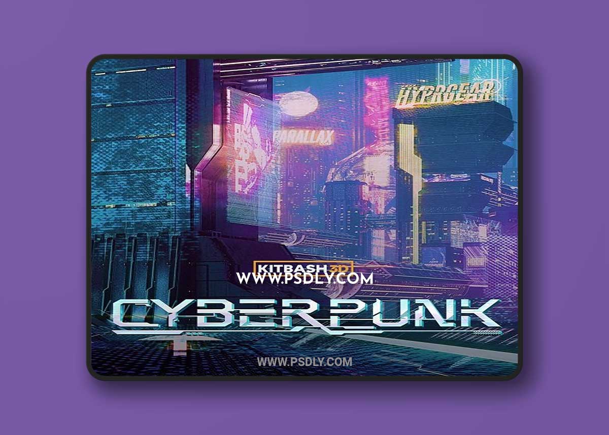 Kitbash3d - Cyberpunk 2022 3D Model