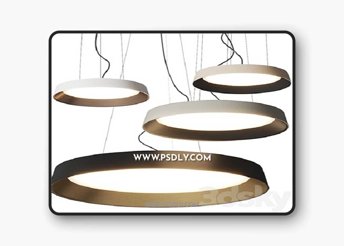 Lightnet Beam Me Up Pendant Lamps 3D Model