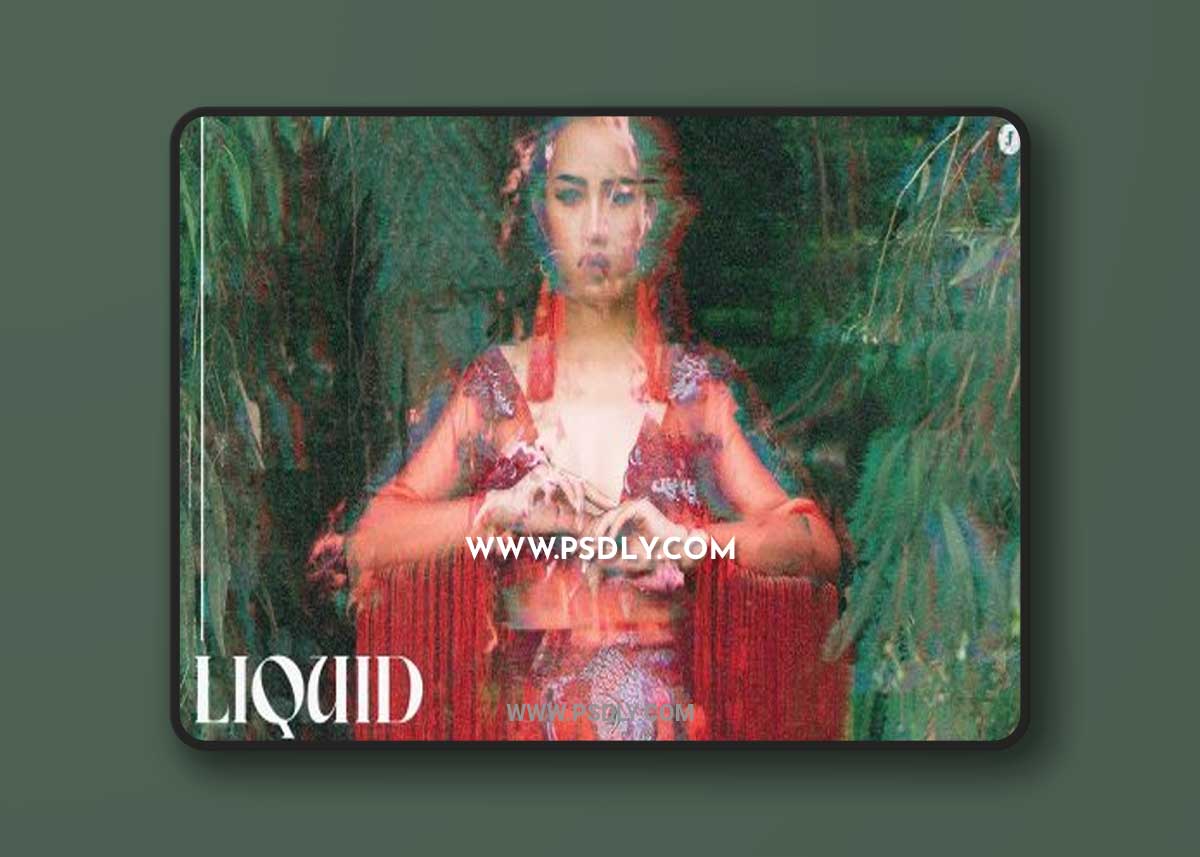 Liquid Distortion Photo Effect