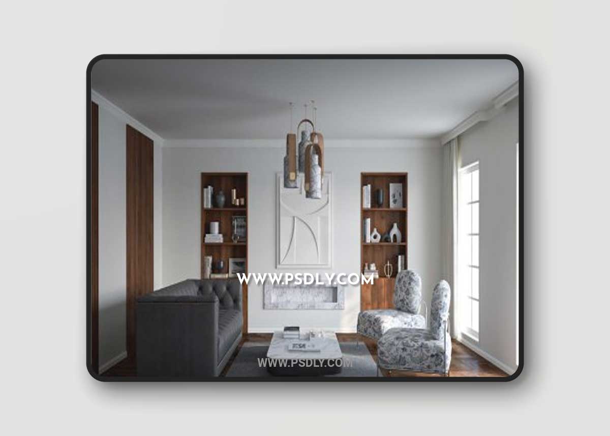 Living Room Interior by Henry Tran 3D Model