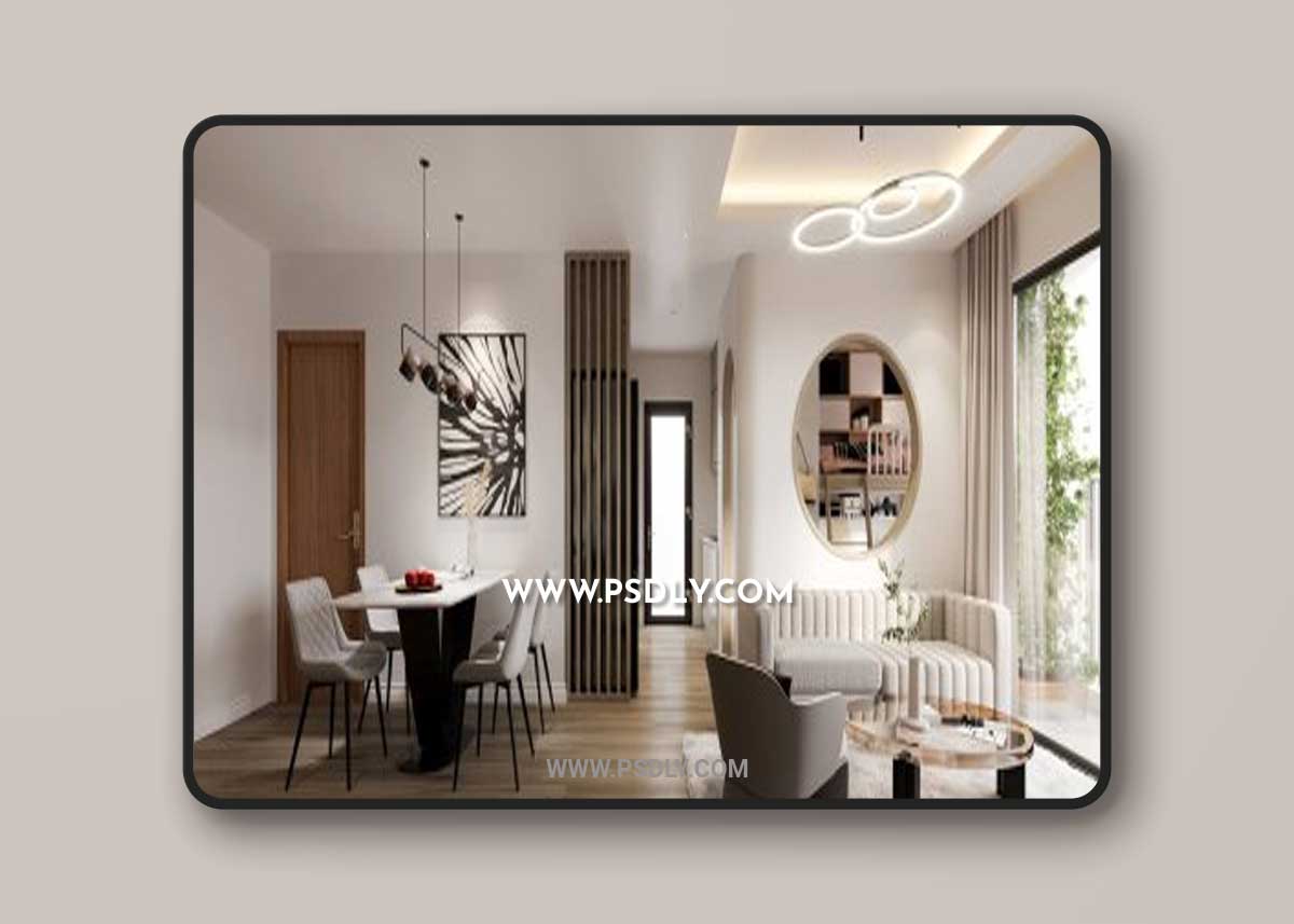 Living Room Interior by Linh Nguyen 3D Model