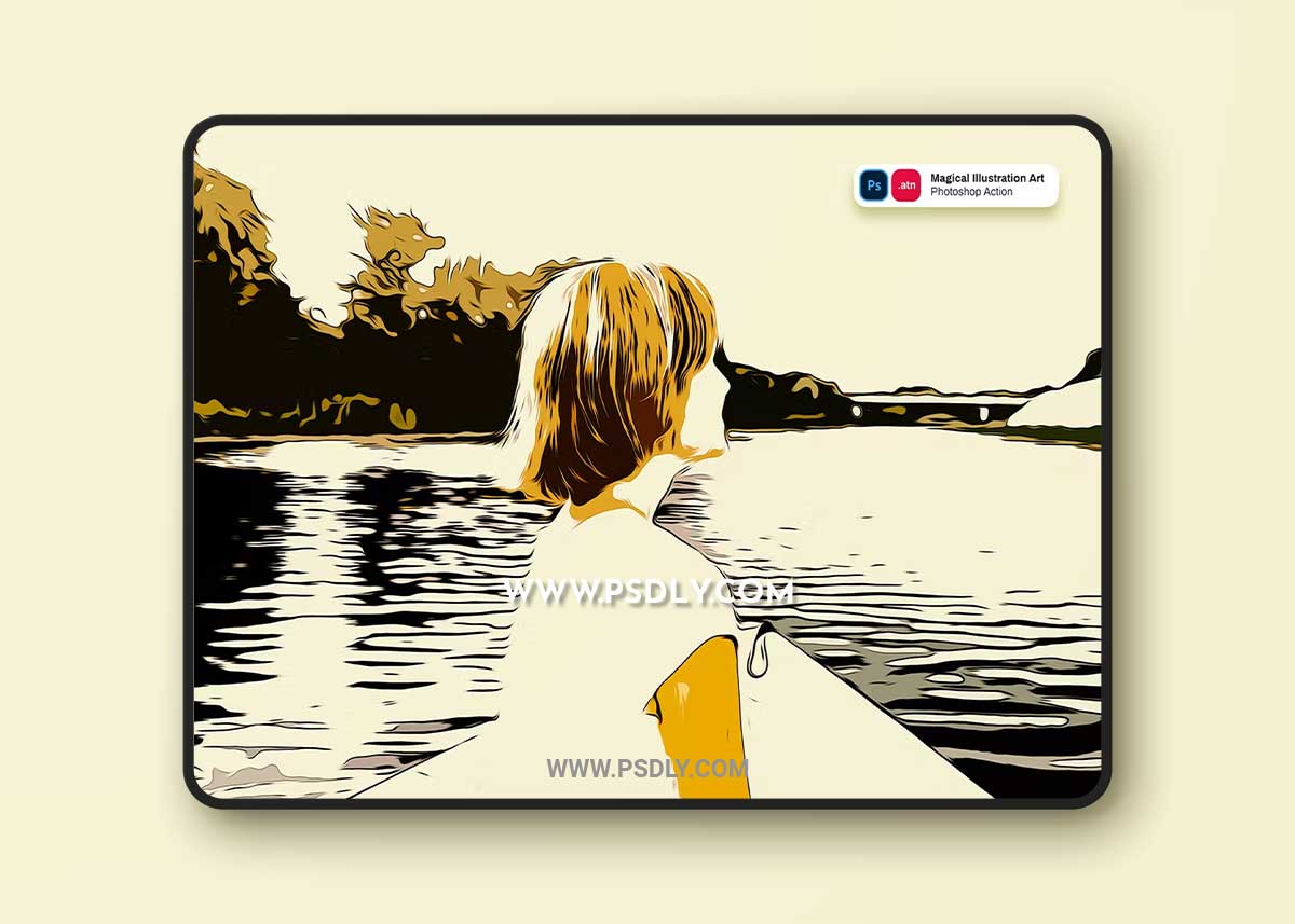 Magical Illustration Art Photoshop Action