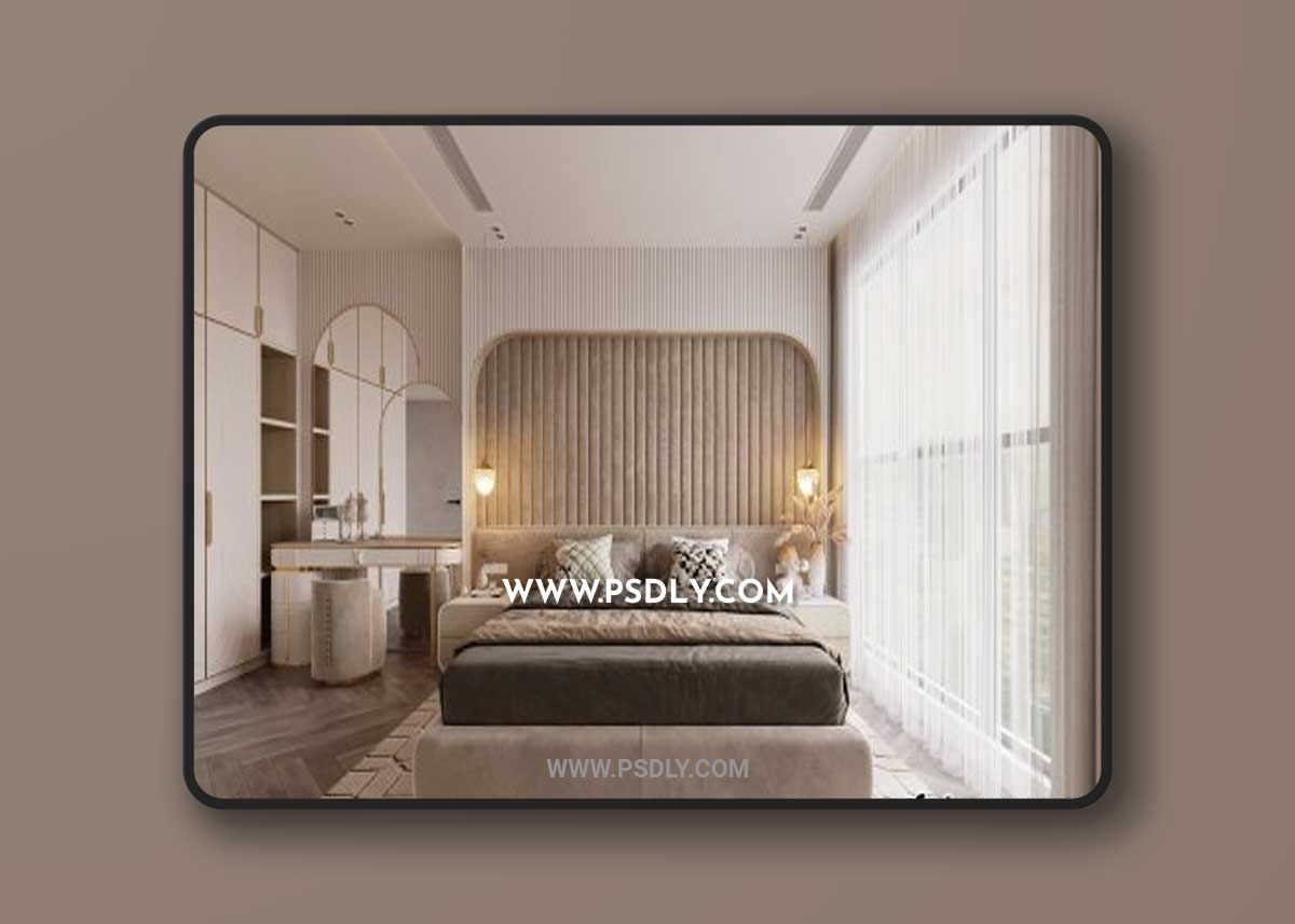 Master Bedroom Interior by Tuan An 3D Model