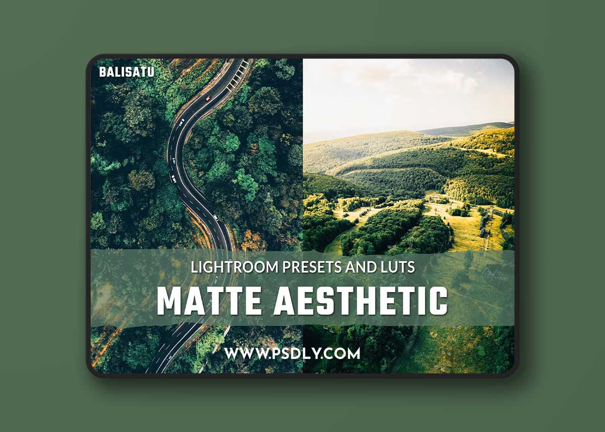 Matte Aesthetic LUTs and Lightroom Presets PZX5QZE