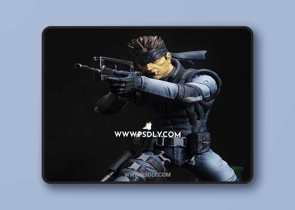 Metal Gear Solid 1 - Snake 3D Print Model