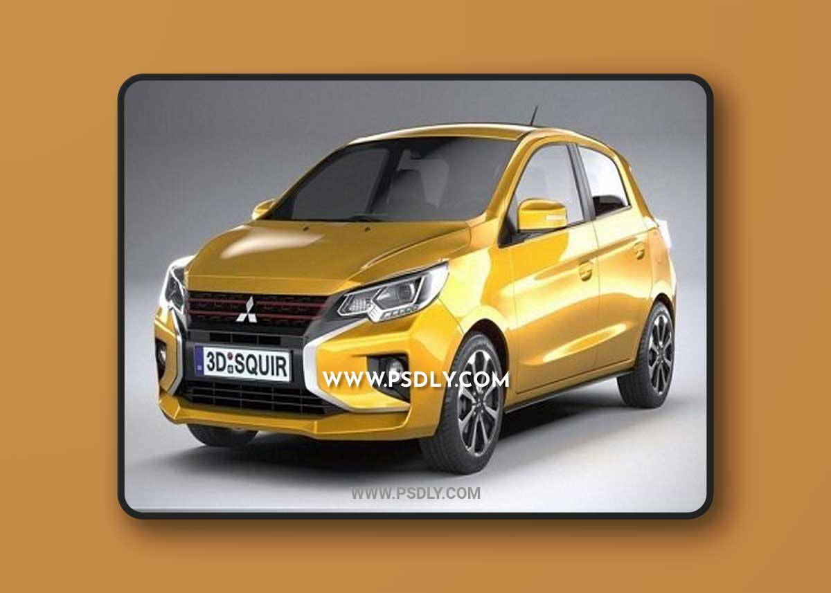 Mitsubishi Mirage 2020 3D Model