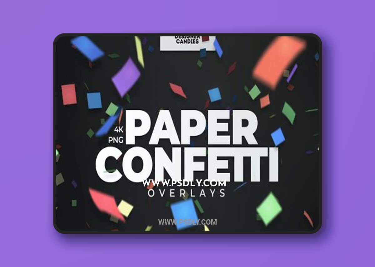 Paper Confetti Overlays