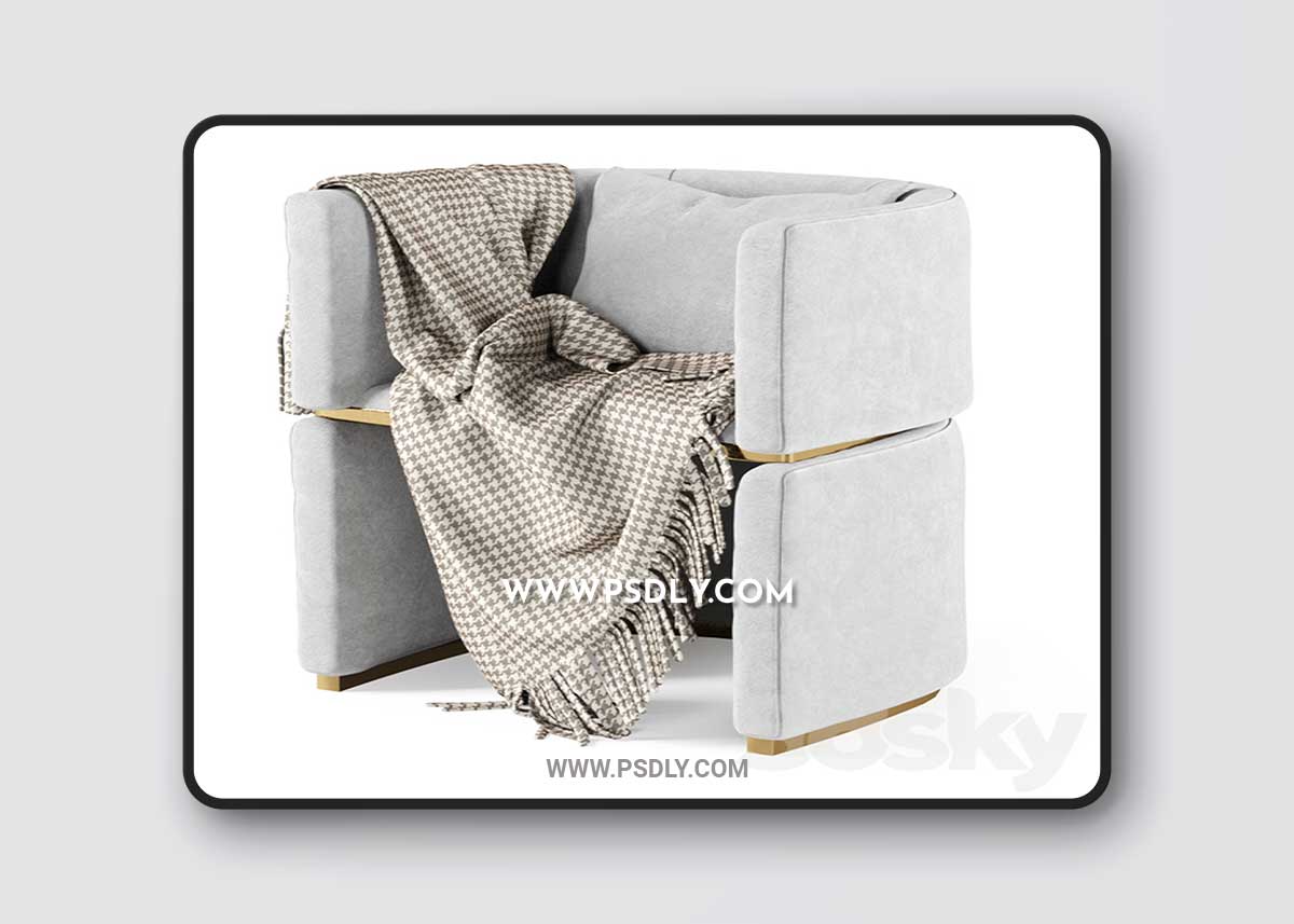 Progetto Non Finito Armchair 3D Model