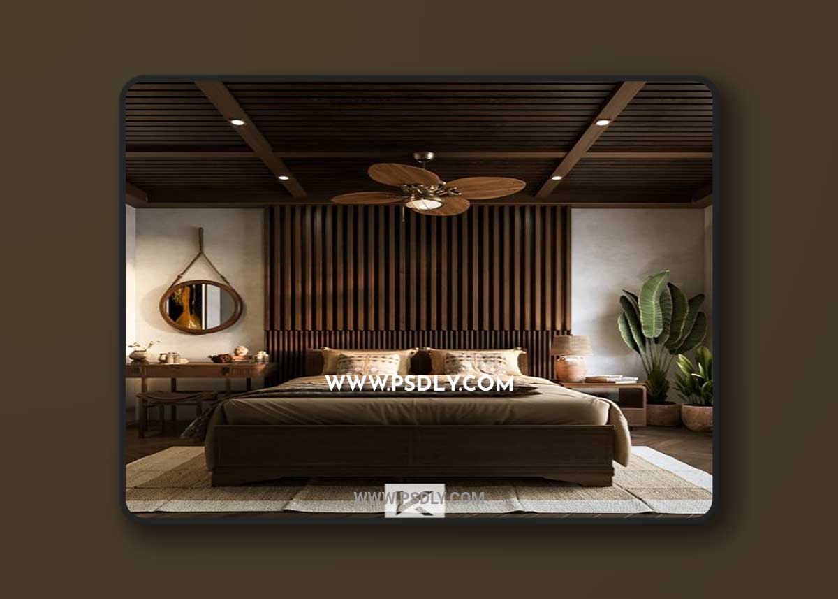 Sketchup Bedroom Interior By Nguyen Dinh Quoc