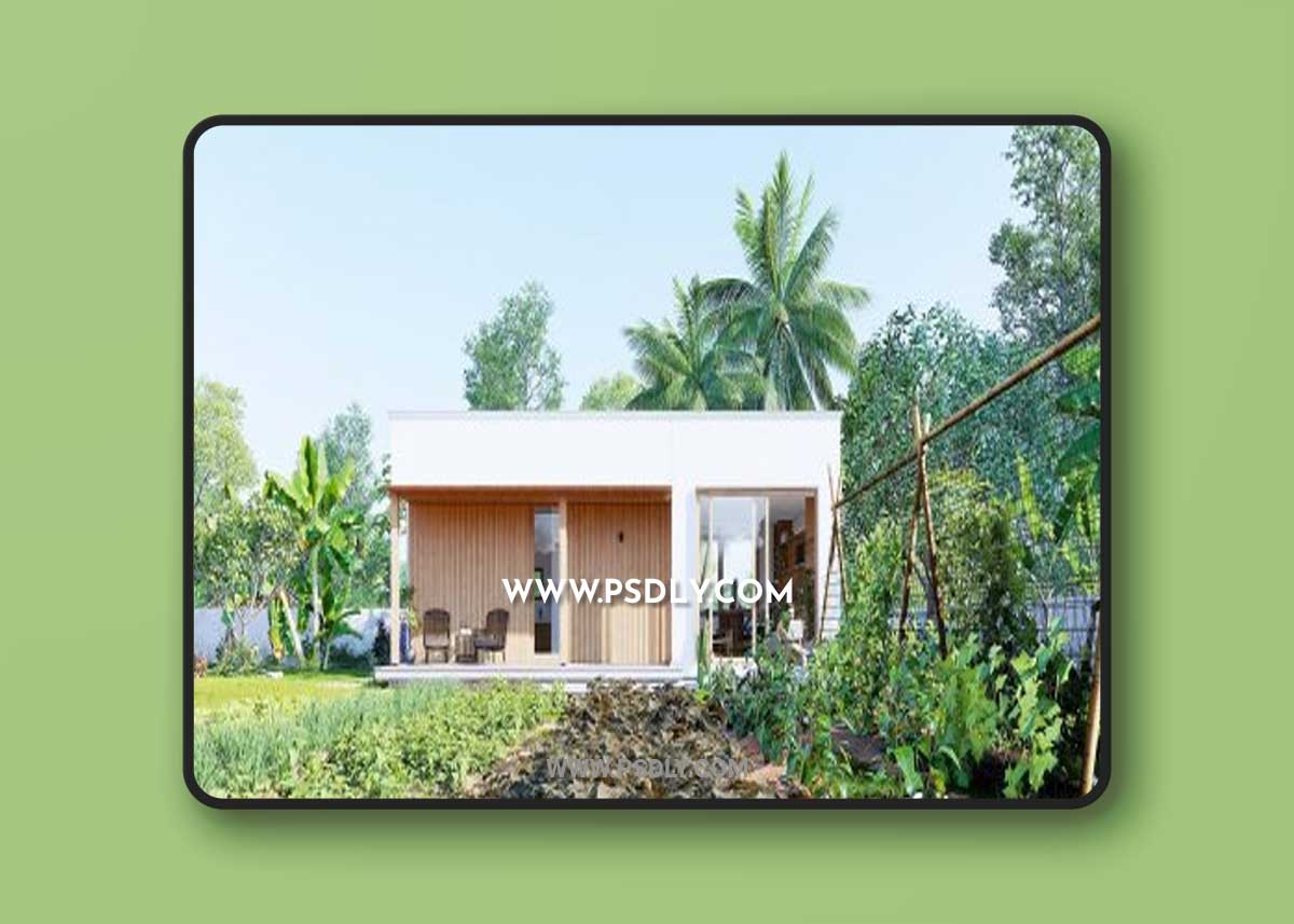 Sketchup House Scene by Nguyen Trong Men 3D Model