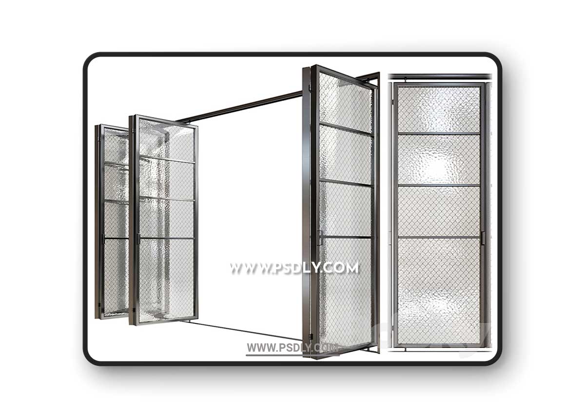 Sliding Door 2 3D Model