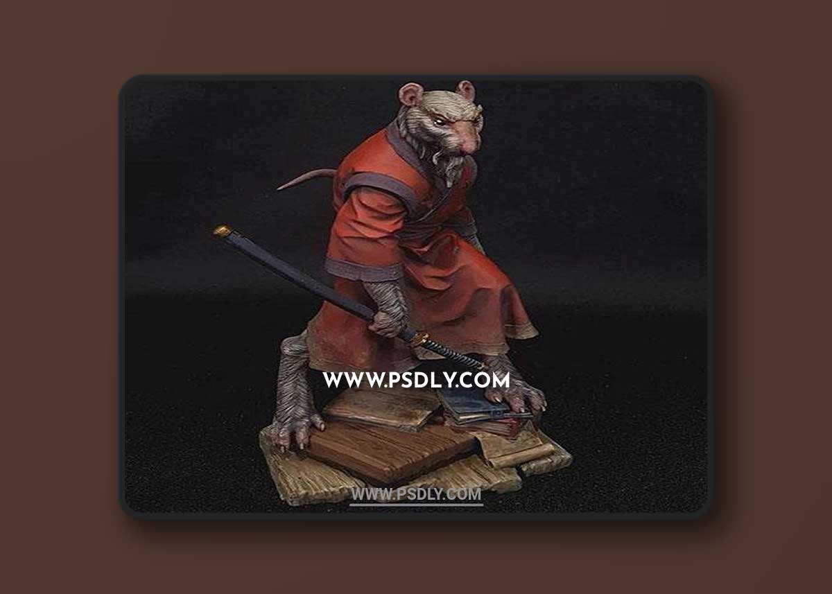 TMNT-Splinter 3D Print Model