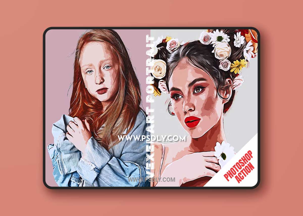 Vexel Art Portrait Action