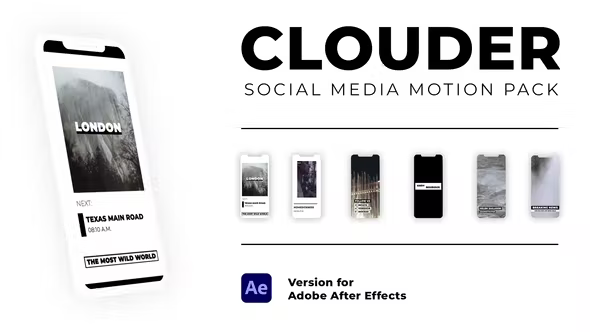 Videohive Clouder - Motion Pack for Social Media 25254988