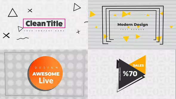 Videohive Modern Titles 37869630