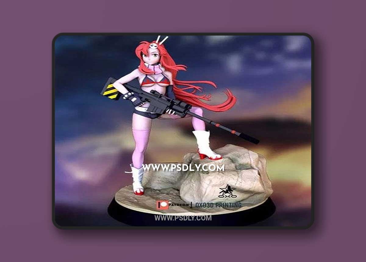 Yoko Littner - Tengen Toppa Gurren Lagann 3D Print Model