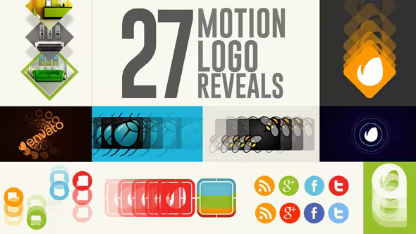 Videohive 27 Motion Logo Reveals 9385506