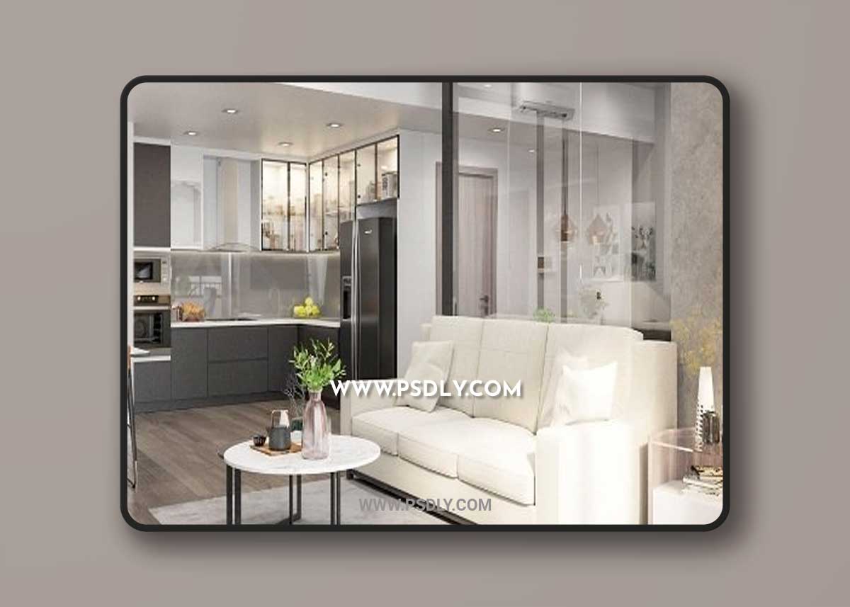 Sketchup Interior Livingroom Scene By TrucNguyen