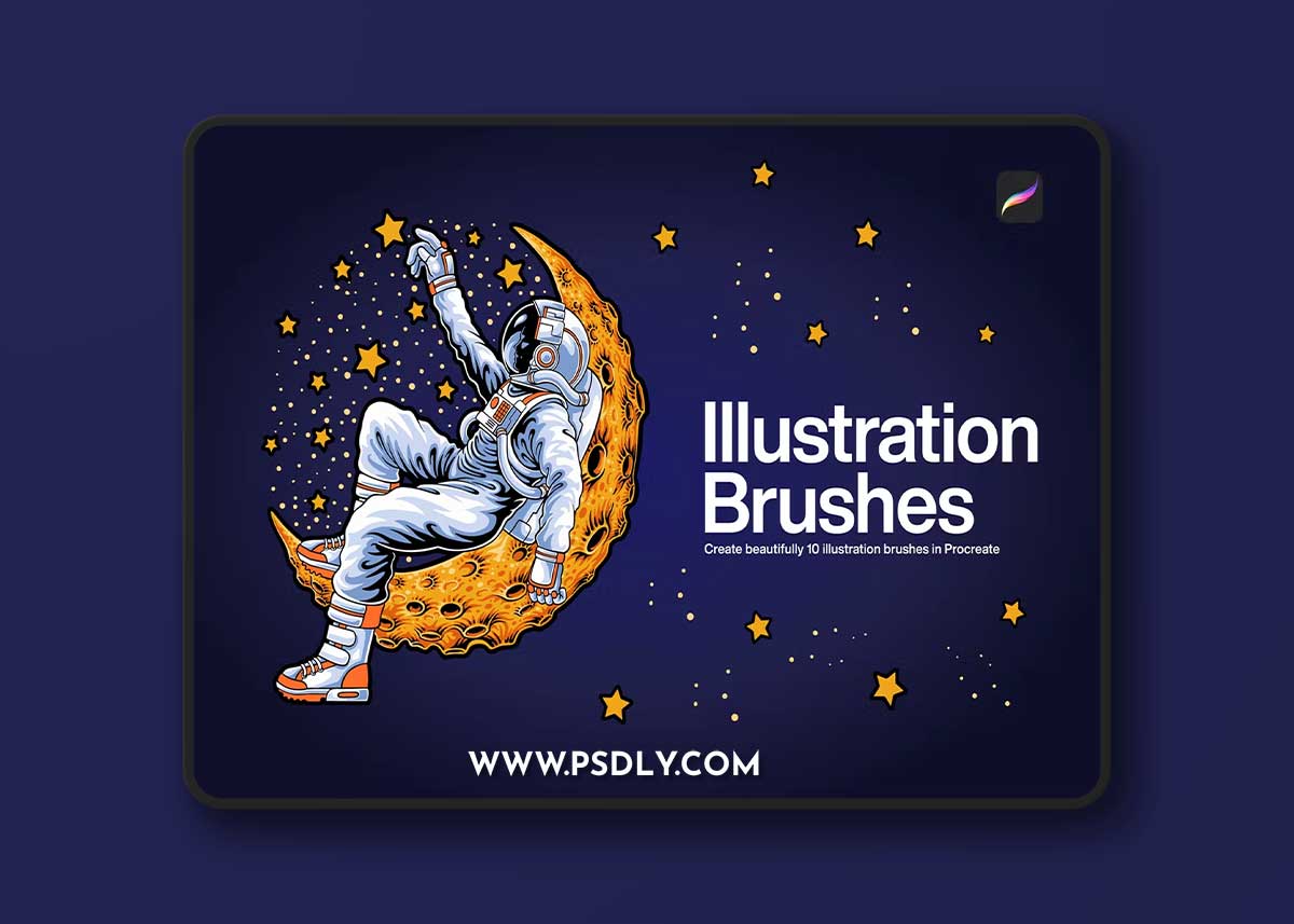 10 Illustration Brushes Procreate 3WNJRAR