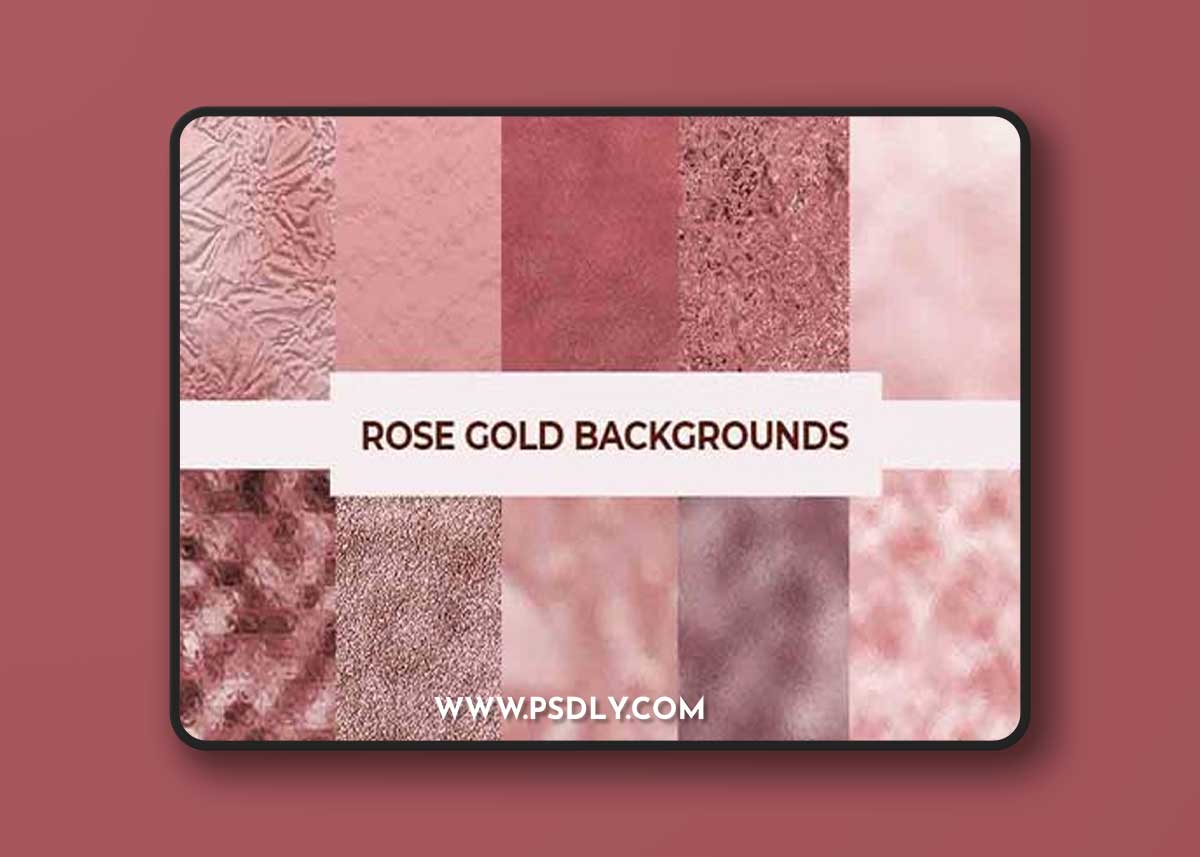 10 Rose Gold Backgrounds