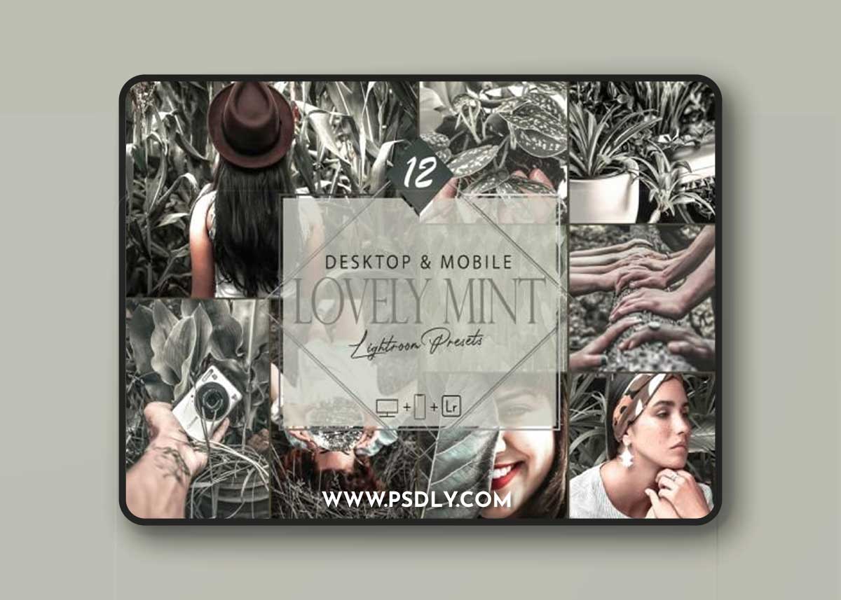 12 Lovely Mint Lightroom Presets, Spring