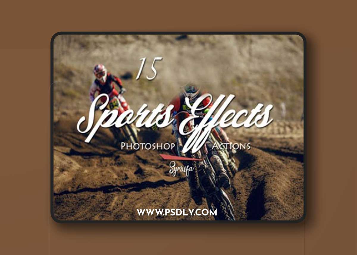 15 Amazing Sports Effects Bundle - Photoshop Actions