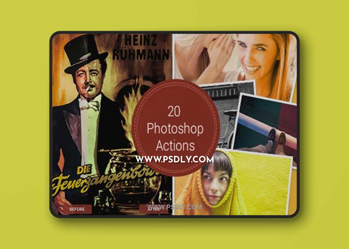 20 Breathtaking Actions For Photoshop