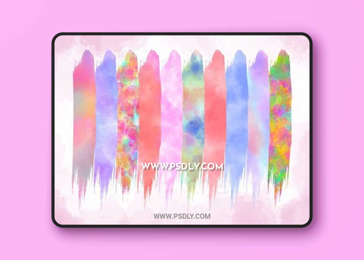 200+ Awesome Brush Strokes Cliparts