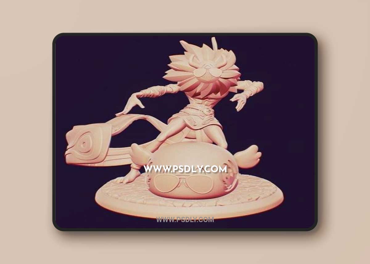 3D STL Hilichurl Rock Version - Genshin Impact