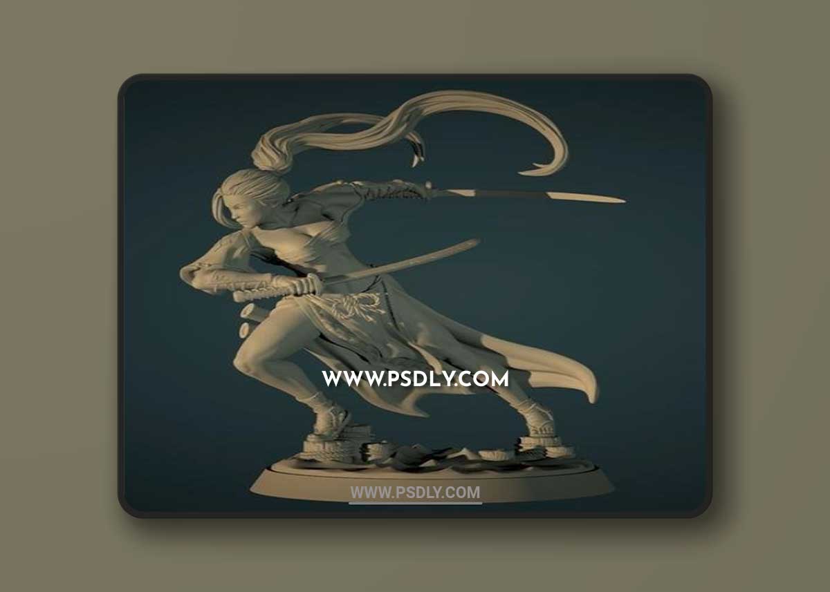 3D STL Tachibana Immortal Blades