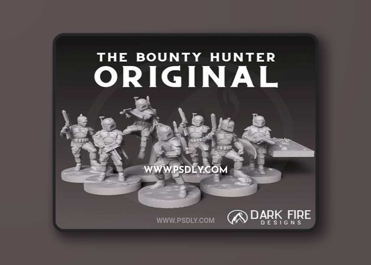 3D STL The Bounty Hunter Original