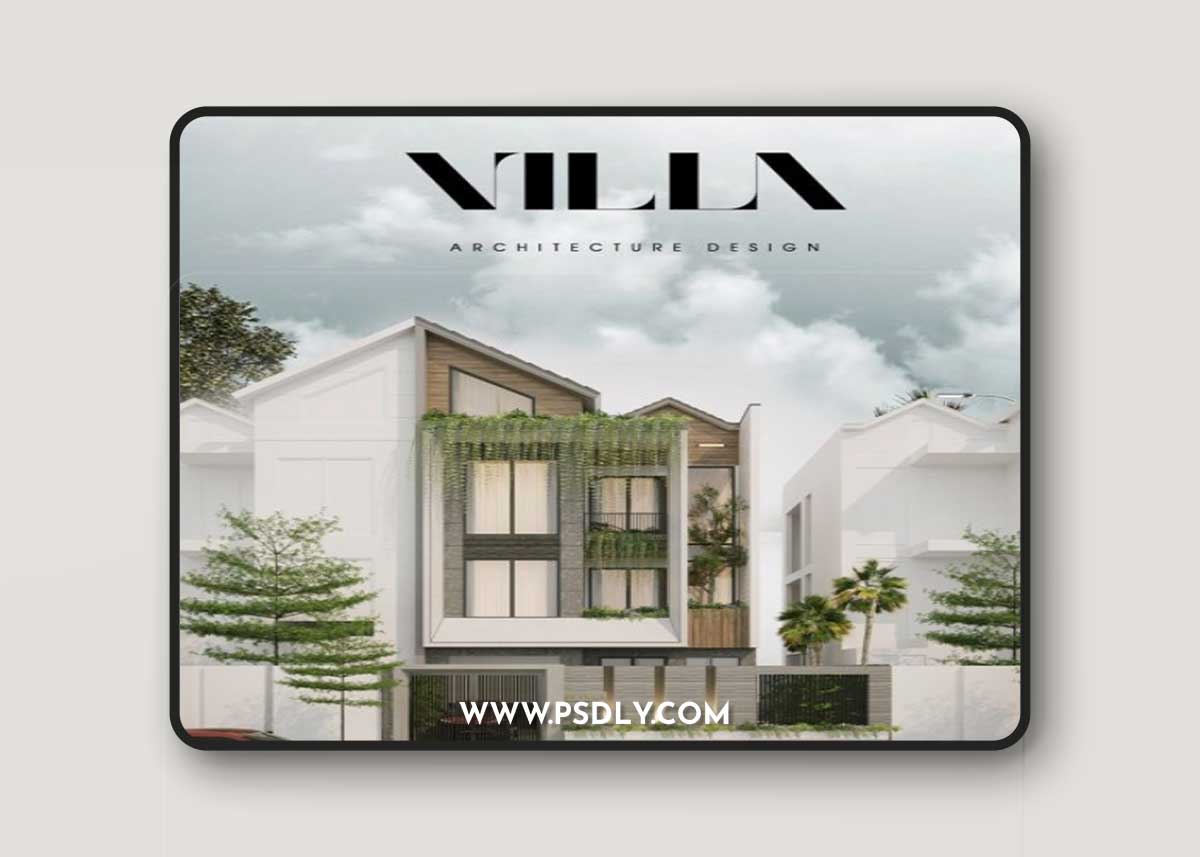 3D Villa Scene By Nguyen Vinh 3D Model