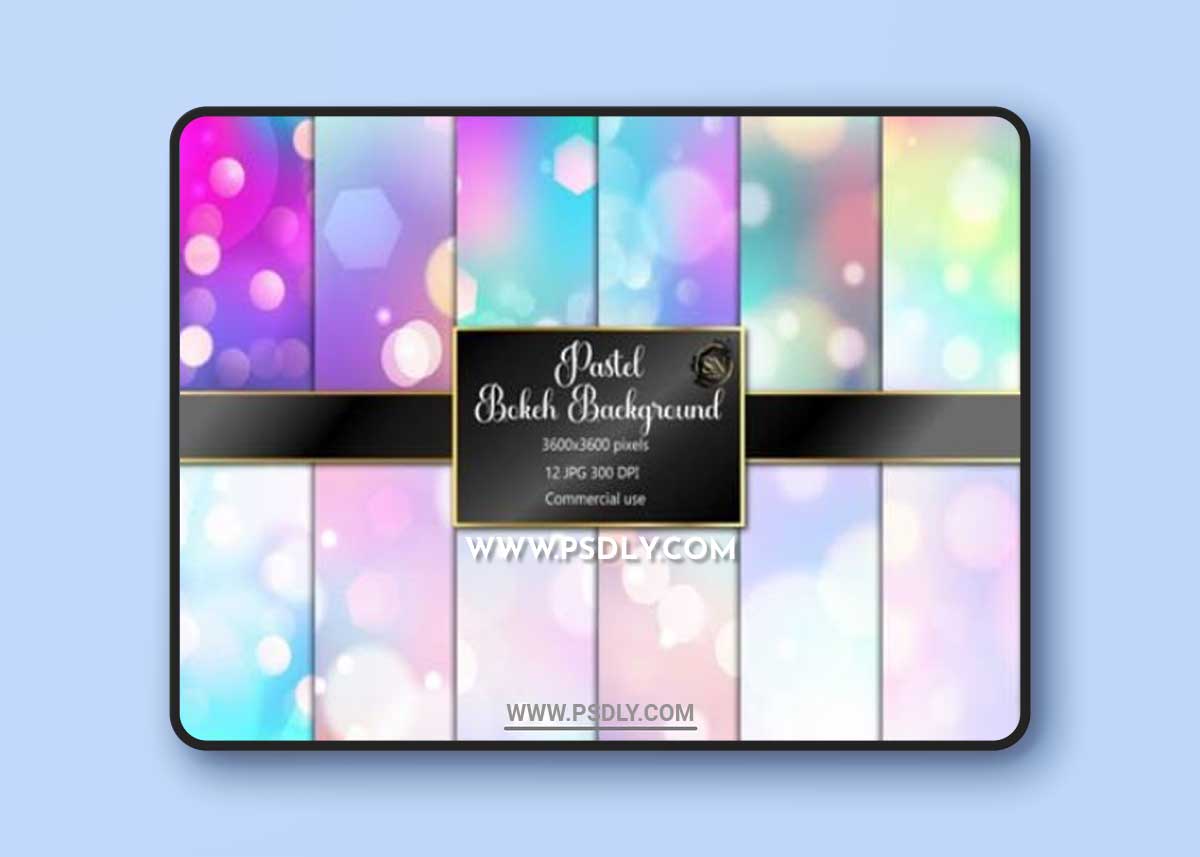 40+ Pastel Bokeh Backgrounds Collection