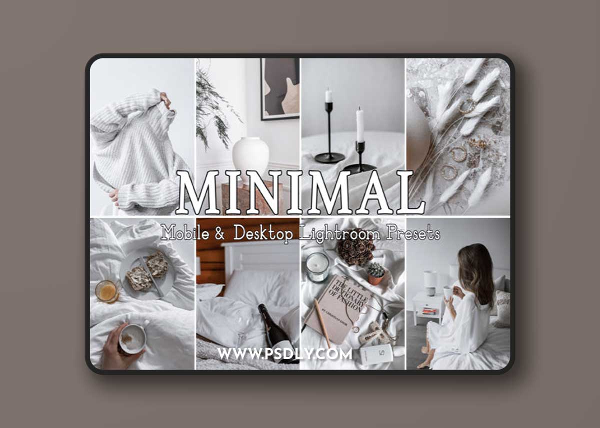 6 Minimal Lightroom Mobile Presets