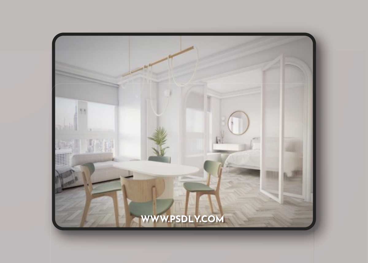 Apartment Scene By Ha Huong Tra 3D Model